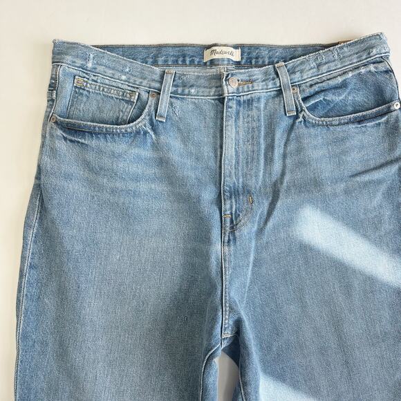 Madewell The Mom Jean in Melva Wash 33 Plus - Picture 3 of 9
